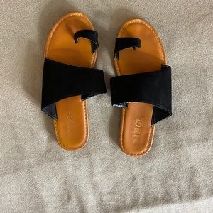 Cute black sandals